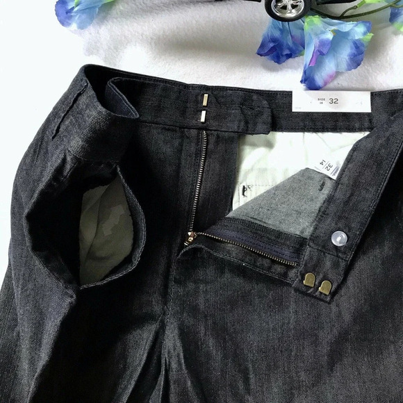 LOFT NWT Dark Wash Shorts Women 14/32 - Picture 4 of 9